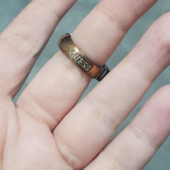 GUESS zebra jeweled ring size 7 - Picture 2 of 6